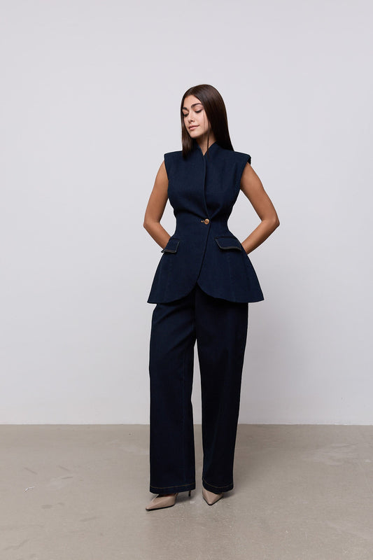 NOÉMIE MANTEAU SANS MANCHES