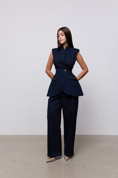 NOÉMIE MANTEAU SANS MANCHES
