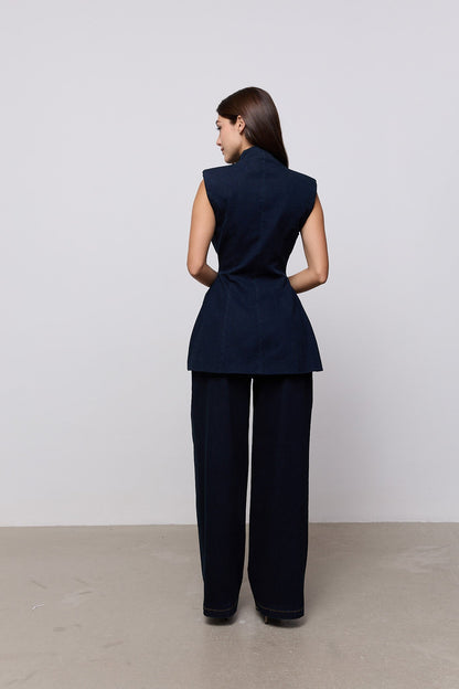 NOÉMIE MANTEAU SANS MANCHES